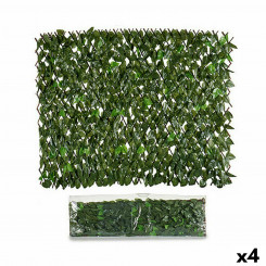 Листы садового забора 1 х 2 м, зеленый пластик (4 шт.)