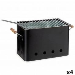 Barbecue Portable Iron 22 x 24,5 x 44 cm (4 Units)