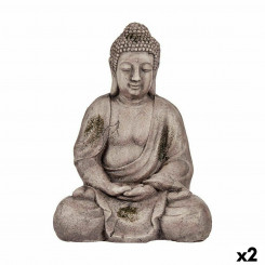 Декоративная садовая фигурка Будды из полирезина 23 x 42 x 30 см (2 шт.)