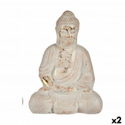 Декоративная садовая фигурка Будды из полирезина 22,5 x 41,5 x 29,5 см (2 шт.)