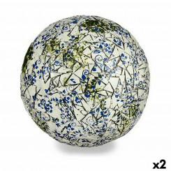 Dekoratiivne aiakujuline pall polüresiinist 31,5 x 31,5 x 31,5 cm (2 ühikut)