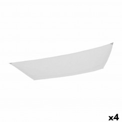 Awning Aktive Triangular 200 x 0,5 x 300 cm Polyester White (4 Units)
