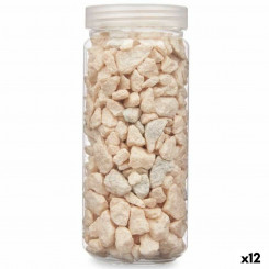 Декоративные камни кремовые 10 - 20 мм 700 г (12 шт.)