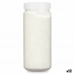 Decorative sand White 700 g (12 Units)