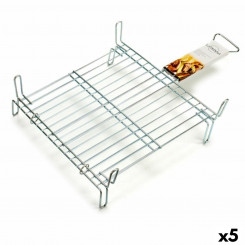 Grill Double 40 x 40 cm Zinc-plated steel (5 Units)