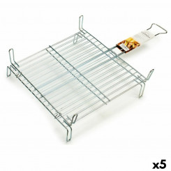Grill Double 45 x 45 cm Zinc-plated steel (5 Units)
