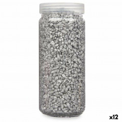 Декоративные камни Серебристый 2 - 5 mm 700 g (12 штук)