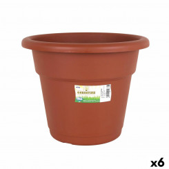Plant pot Dem Greentime Circular Brown ø 35 x 28 cm (6 Units)