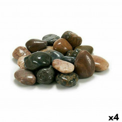 Декоративные камни Серый Коричневый 3 кг (4 шт.)