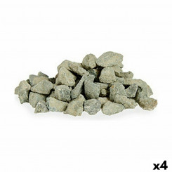 Декоративные камни 3 кг Темно-серый (4 шт.)
