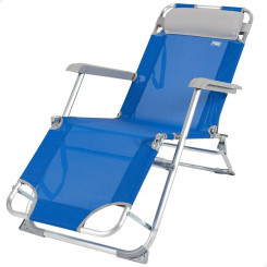 Adjustable lounge chair Aktive Blue 153 x 33 x 47 cm