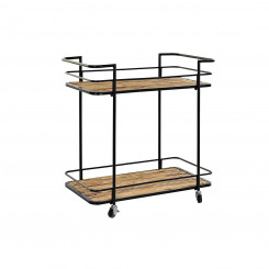 DKD Home Decor Must Natural Metall serving trolley 68 x 37.5 x 70.5 cm