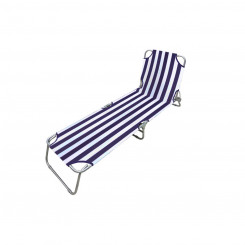 Leżak Marbueno Stripes Blue White 187 x 24 x 55 cm