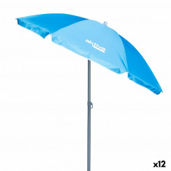 Parasol przeciwsłoneczny Aktive UV50 Ø 180 cm Sinine Polüester Alumiinium 180 x 187,5 x 180 cm (12 Ühikut)