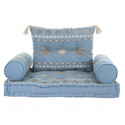 Garden armchair DKD Home Decor Blue 90 x 50 x 55 cm