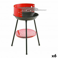 Barbeque-grill Algon Punane Grill 36 x 36 x 55 cm