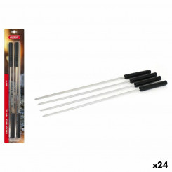 Set of grilling rods Algon Metal Plastic mass 24 Units (4 Pieces, parts) (48 cm) (4 pcs)
