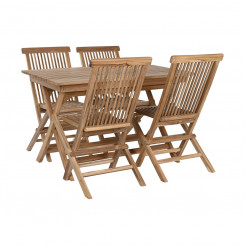 Столовый набор с 4 стульями Home ESPRIT 120 x 70 x 75 см
