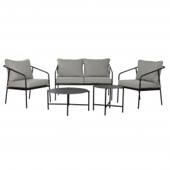 Table set, Table and 2 Chairs Home ESPRIT Steel 121 x 70 x 75 cm