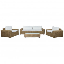 Комплект дивана и стола Home ESPRIT Crystal синтетический ротанг 248 x 85 x 80 см