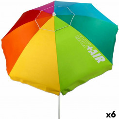 Aktive Mitmevärviline Teras sun umbrella 220 x 215 x 220 cm (6 Ühikut)