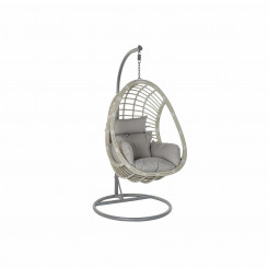 Hanging garden chair DKD Home Decor Gray Multicolor Aluminum synthetic rattan 90 x 70 x 110 cm