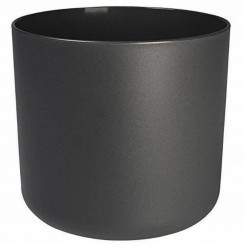 Plant pot Elho Ø 34 cm Black Anthracite gray polypropylene Plastic Round Modern