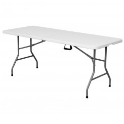 Folding folding table White HDPE 244 x 75 x 74 cm