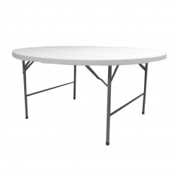 Folding folding table White HDPE 122 x 122 x 74 cm