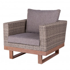 Садовое кресло Patsy Grey Wood Алюминий Ротанг 88 x 89 x 64,5 см