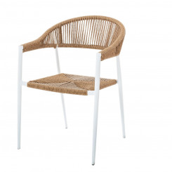 Krzesło ogrodowe Neska ii White Synthetic Aluminum 56 x 59.5 x 81 cm