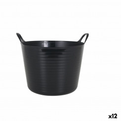Multipurpose Plastic Basket Dem Flexy 16 L Round (12 Units)