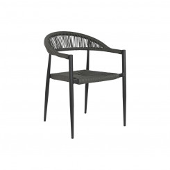 Krzesło ogrodowe Home ESPRIT Must Tumehall Alumiinium Rotang 56 x 60 x 78 cm