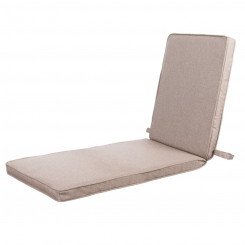 Deck chair cushion Beige 190 x 55 x 4 cm