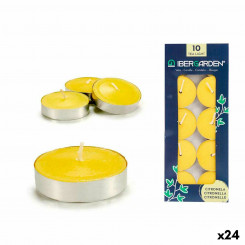 Candle Set Citronella Yellow (24 Units)