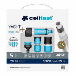 Hose with set of accessories Cellfast Yacht Mini Ats PVC 15 m Ø 9 mm