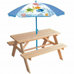 Piknikulaud Fun House Pruun Sun umbrella (125 x ø 100 cm)