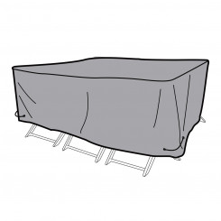 Защитный чехол DKD Home Decor Table Черный Алюминий Темно-серый (200 x 130 x 60 см)