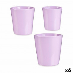 Set of pots Lilac Clay (6 Units)