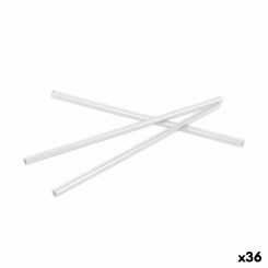 Reusable Straws Algon Transparent Plastic 36 Units 22 cm 6 mm