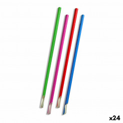 Straws Algon Cardboard Multicolor Spoon 25 Pieces, parts 24 Units