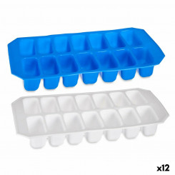 Ice Cube Mold Natural Rubber 11.2 x 22 x 3 cm (12 Units)
