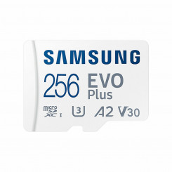 Micro SD mälukaart adapteriga Samsung EVO Plus 256 GB