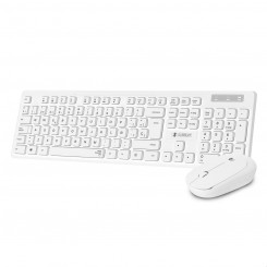 Клавиатура и беспроводная мышь Subblim BUSINESS SLIM White