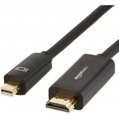 Кабель DisplayPort-HDMI Amazon Basics AZDPHD03 0,9 м, черный (восстановленный A)