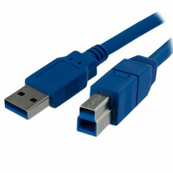 USB A kuni USB B kaabel Startech USB3SAB1M Sinine