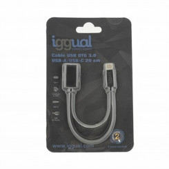 Кабель USB-C OTG 3.0 iggual IGG317372 20 см