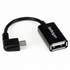 USB-кабель к Micro USB Startech UUSBOTGRA Черный
