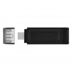 USB-накопитель Kingston USB c Черный USB-накопитель