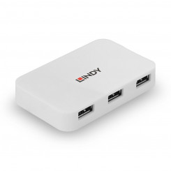 USB-концентратор LINDY 43143 Белый
